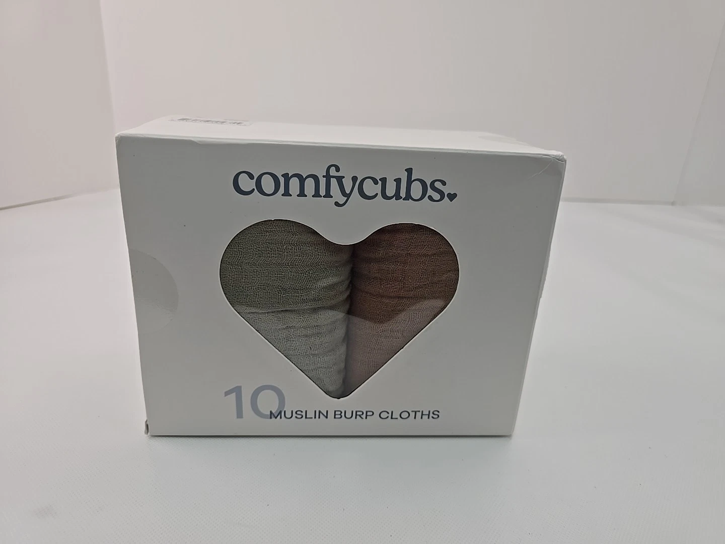 Comfycubs Muslin Burp Cloths Large 20" X 10", Pack of 10, Multi New In Box