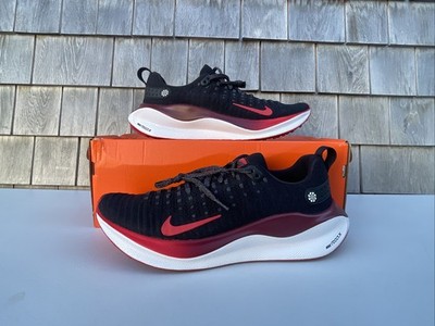 Nike ReactX Infinity Run 4 Black Fire Red Running Shoes DR2665-007 Men's Size 11