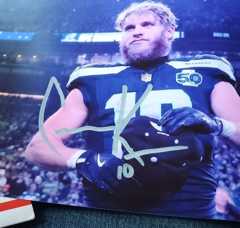 Cooper kupp Seattle Seahawks Signed Original Photo - Memorable Moments LLC COA