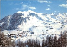 Dolomiten Corvara Alta Badia Panorama im Schn...