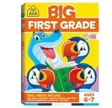 School Zone Big First Grade Workbook: 320 Pages, 1st Grade, Reading Comprehe...