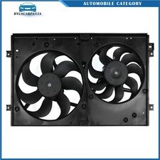 Radiator Condenser Cooling Fan Assembly For 00-02 Audi TT 99-05 06 VW Jetta Golf