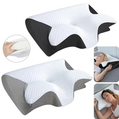 Orthopädisches Memory Foam Kissen ergonomische Form bei Hals-Nacken- & Schulterschmerzen