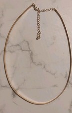 Herringbond-Kette Gold - Modeschmuck bis zu 51  cm lang