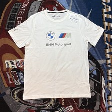 BMW M Motorsport Shirt Official Puma ESS MMS Logo Men's Large New With Tags