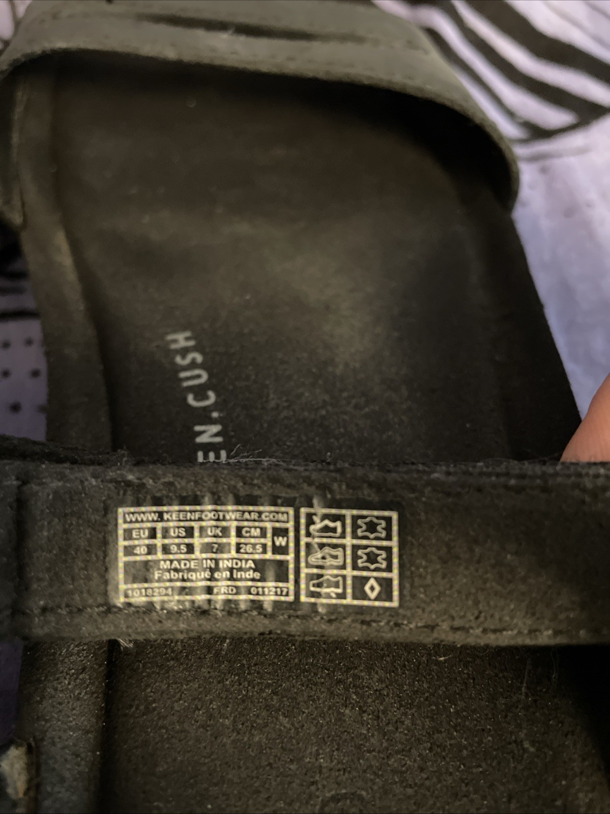 Sandali comodi Keen Ana Cortez slingback pelle nera da donna taglia 9 5 US 40 EU