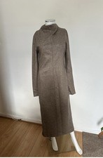 Zara ZW COLLECTION WooL Blend Knit MAXI MIDI BODYCON WORK SMART Dress