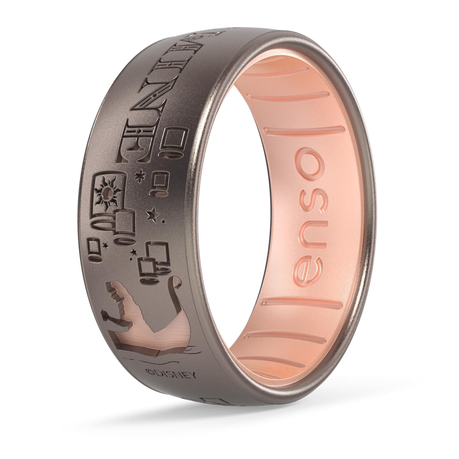 Disney's Tangled Dualtone Silicone Ring - Comfortable and Flexible Design - M...