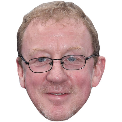 Dave Rowntree (Glasses) Big Head. Larger than life mask.
