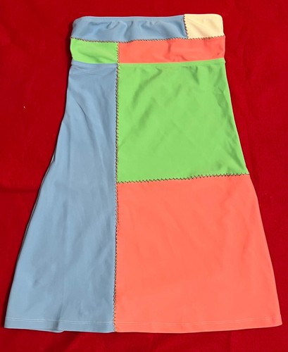 RAR!! Sofia by VIX Unique Pastell Color Block Badekleid rosa blau grün Gr. XS