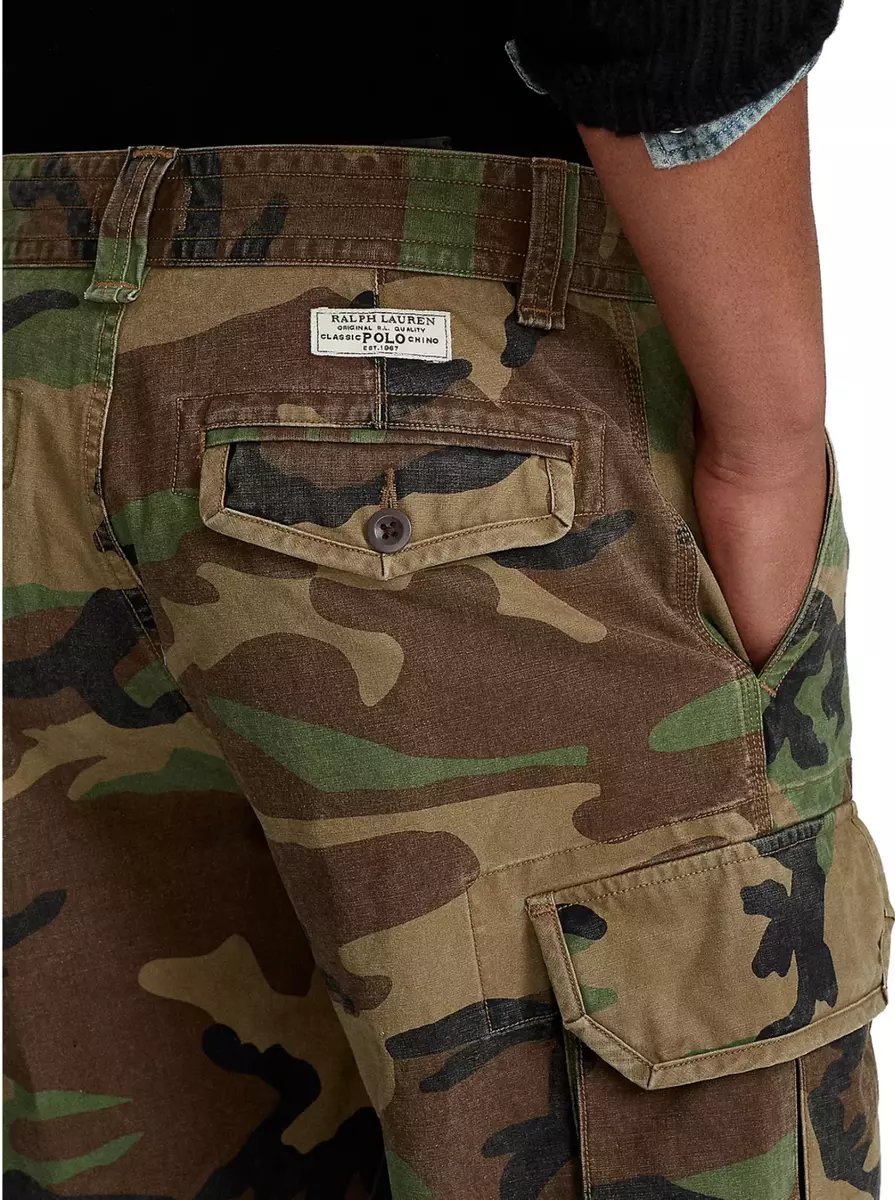 Polo ralph lauren camo cargo clearance shorts