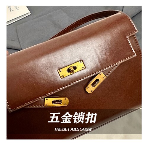 New Women Bag Simple Bright Imitation Leather Shoulder Bag Crossbody Bag - Picture 9 of 17