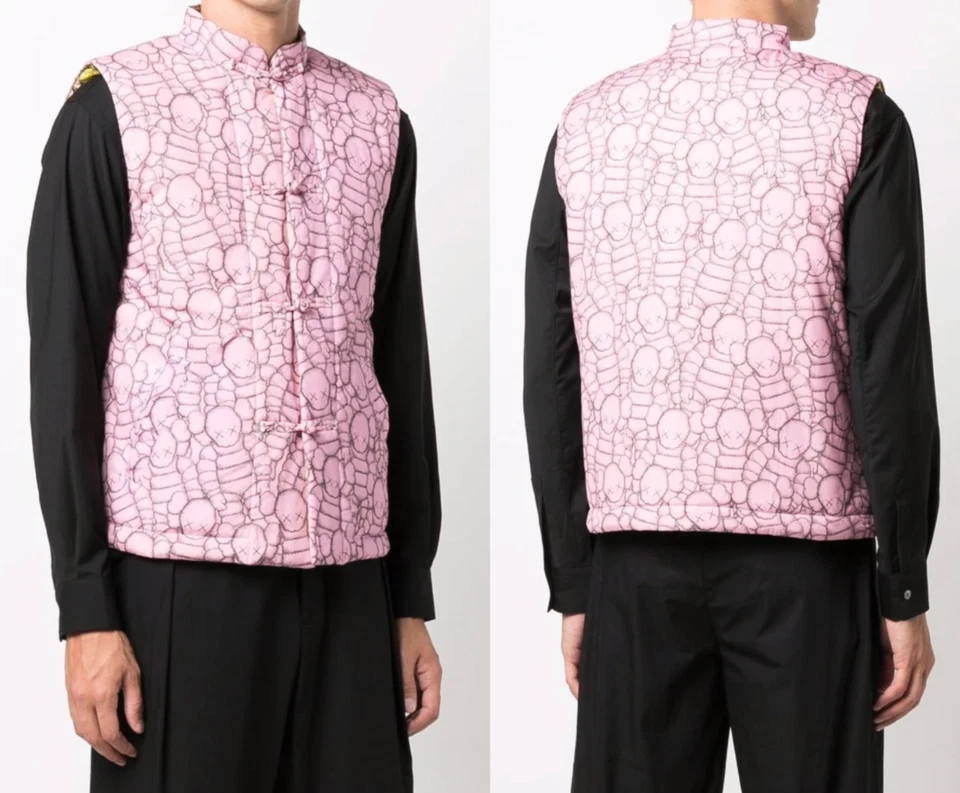 COMME DES GARÇONS SHIRT X KAWS ART COLLECTION GILET VEST WESTE JACKET  BNWT S - Bild 4 von 4