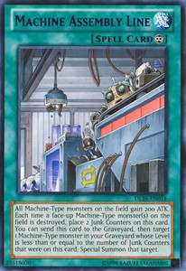 Machine Assembly Line - Purple - DL16-EN014 - Rare - Unlimited Edition x3 - Near