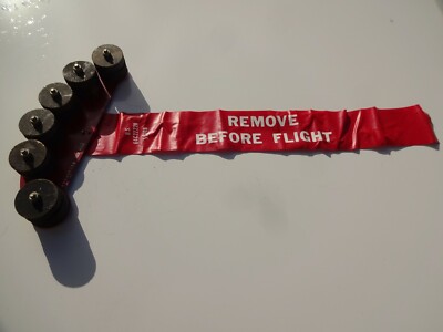 Vintage ''Remove Before Flight'' Banner