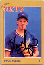 Kevin Tapani autographed baseball card (Jackson Mets) 1988 Grand Slam #23
