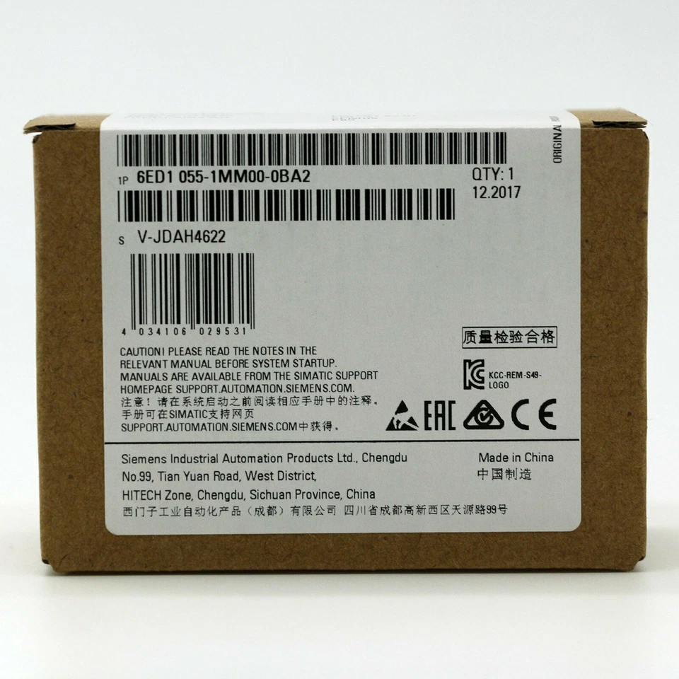 New Siemens 6ED1 055-1MM00-0BA2 6ED1055-1MM00-0BA2 Analog output module - Image 2 of 4