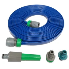 5M/20M Flat UK MADE HOSE PIPE Food Grade with fittings -  - High Quality