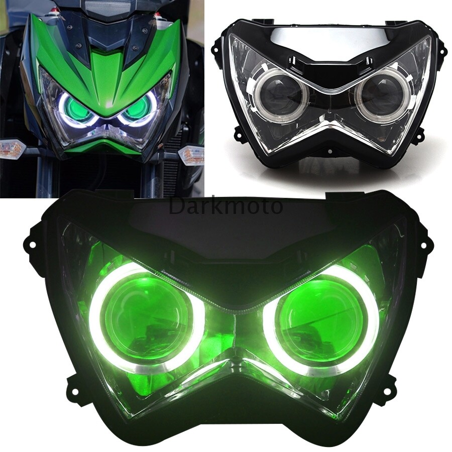 デビルアイ Headlight Assembled HID White Angel Green Devil Eyes For