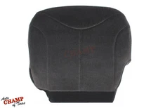 2000-2002 GMC Yukon SLE -Driver Side Bottom Replacement Cloth Seat Cover Dk Gray
