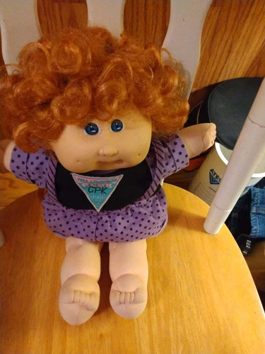 1978 1982 Cabbage Patch Doll  Hair that grows Clothes Washed Cleaned Sanitized