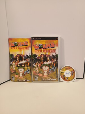 Worms Open Warfare - Sony PSP CIB Complete Video Game