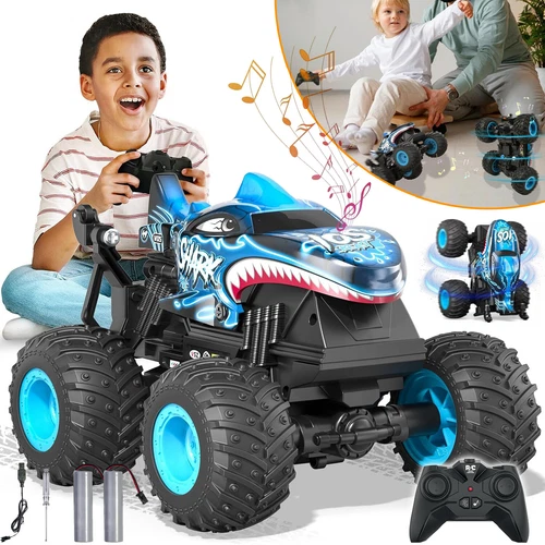 Ferngesteuertes Auto Kinder 13 km/h RC Monster Truck Spielzeug Geschenk - Bild 18 von 18