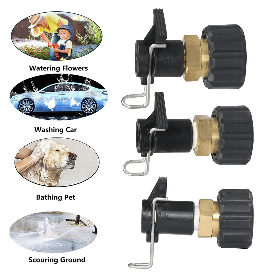 High Pressure Washer Quick Fit Hose Joiner Connector Adapter for Karcher Bosch - Image 3 of 4