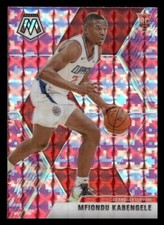 2019 Panini Mosaic #218 Mfiondu Kabengele PINK CAMO Rookie Clippers