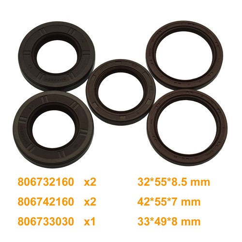 Cam & Crank Oil Seals Kit 806732160 806742160 For Subaru Impreza WRX