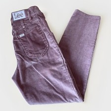 Vintage Lee Elephant Corduroy Pant Tapered Union Made 1970s Men s 23x29