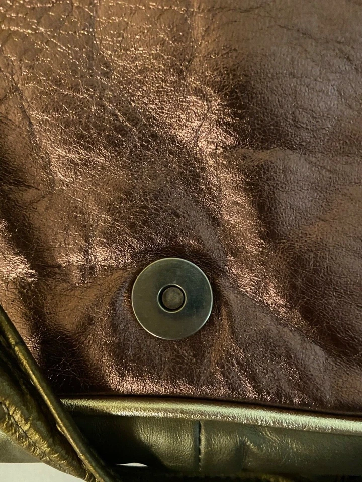 Cartera/cartera grande Paul Joseph vintage de cuero genuino con estampado de animales Foto 3 de 4