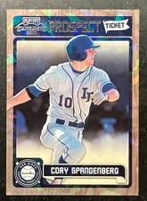 2011 Playoff Contenders Prospect Ticket Crystal Coll Cory Spangenberg 12/299