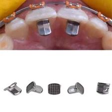5Packs Dental Orthodontic MIM Bite Turbos Tongue Tamers Monoblock Bondable Hinge