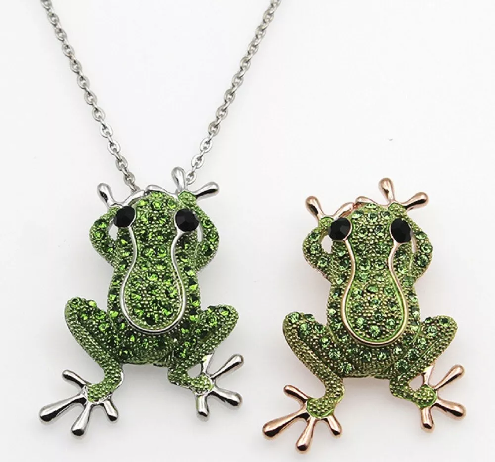 Frog necklace deals