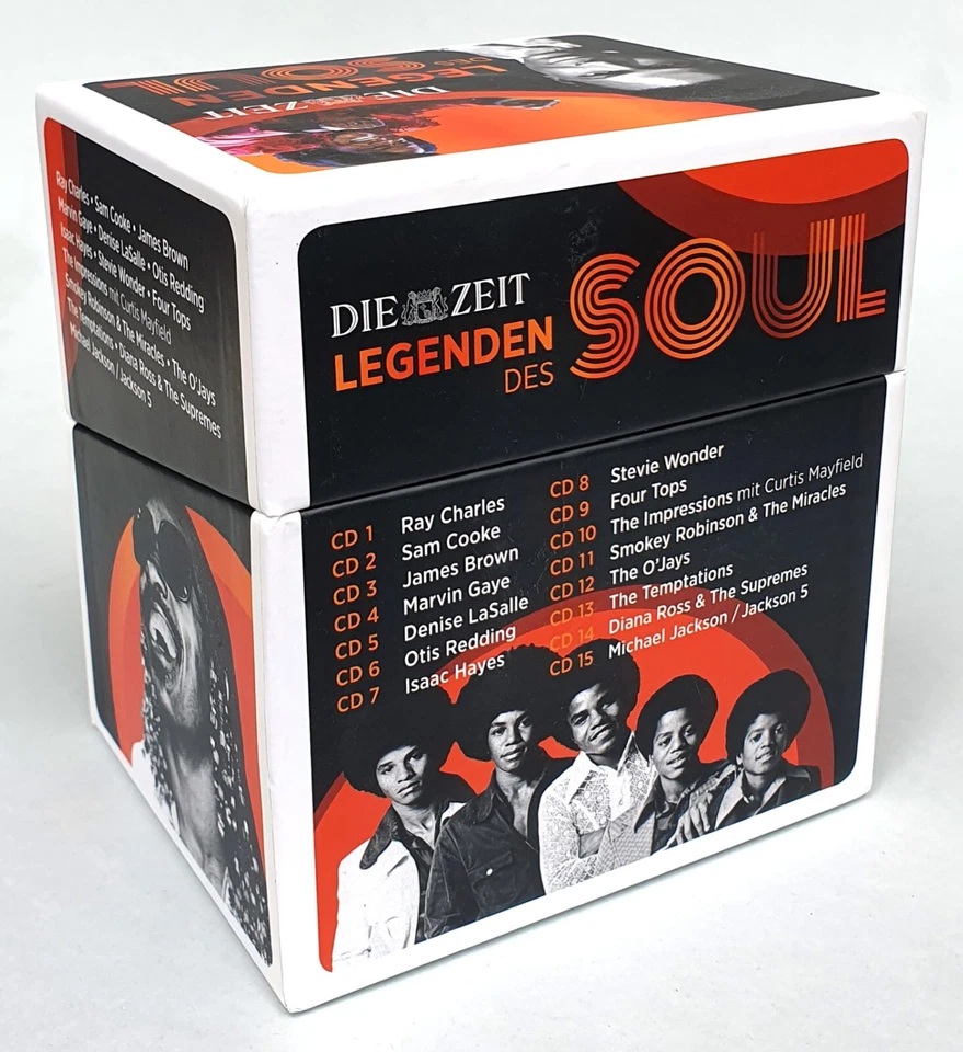 LEGENDEN DES SOUL 15 CDs Komplett-Box Die Zeit Edition 2014 Universal, neuwertig - Bild 2 von 3