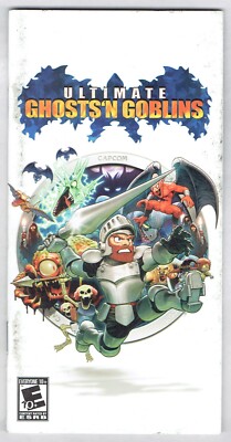 Ultimate Ghosts 'N Goblins PSP PlayStation Portable Manual Only Rare HTF