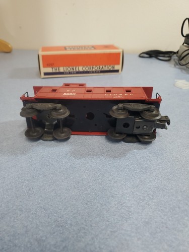 Vintage Postwar O Scale Lionel SP 6257 Red Caboose Car - Picture 8 of 13