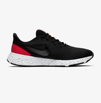 nike revolution 5 black and red