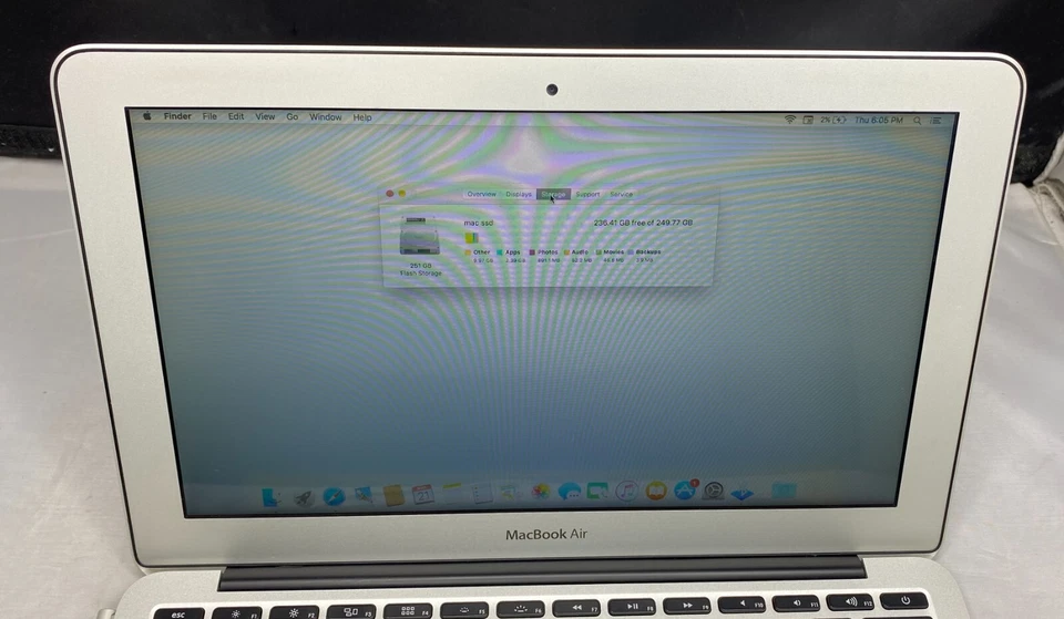 Apple MacBook Air 11” Mid-2011 256GB, 1.8GHz, Intel Core i7, 4GB - silver - Image 3 of 4