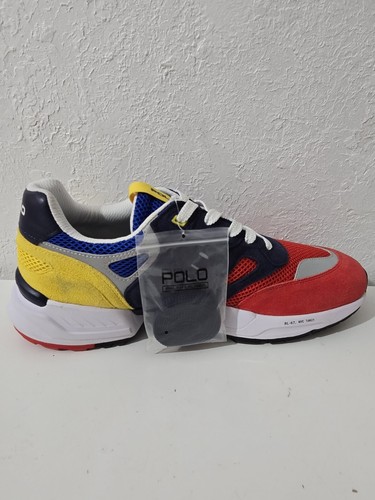 Scarpe da ginnastica Polo Ralph Lauren Jogger multicolore casual sportive stringate uomo 14 - Foto 2 di 9
