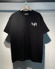 AMIRI Men's T-Shirt Black Short Sleeve Size XL