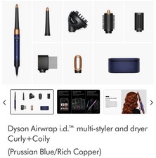 Dyson Airwrap i.d. multi-styler dryer Curly Coily Prussian Blue/Rich Copp