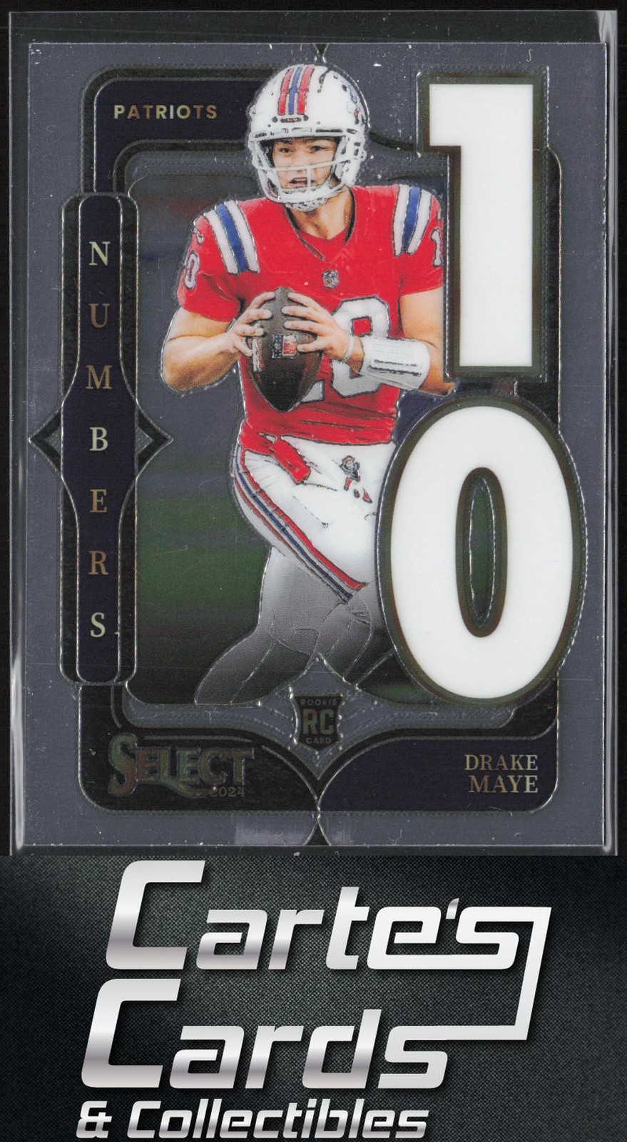 Drake Maye 2024 Panini Select #20 Select Numbers New England Patriots RC Rookie