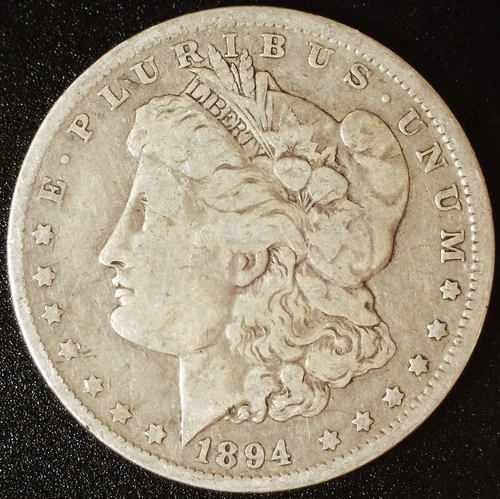 1894-O Morgan Silver Dollar - Very Fine to Extra