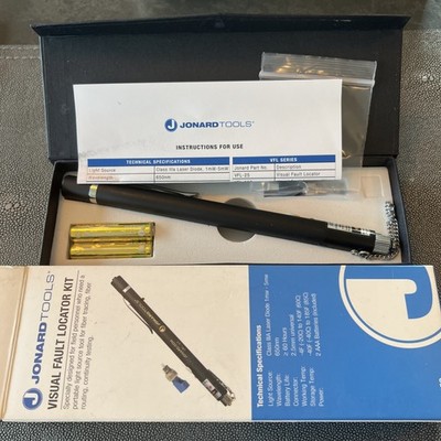 Jonard Tools VFL-150 Visual Fault Locator Kit Brand New!