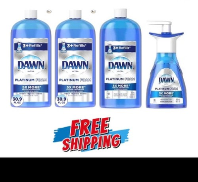 #ad #ad Dawn Dishwashing Foam 3 Refills 30.9 FL oz each 1 pump 10.1 FL oz . $54.40