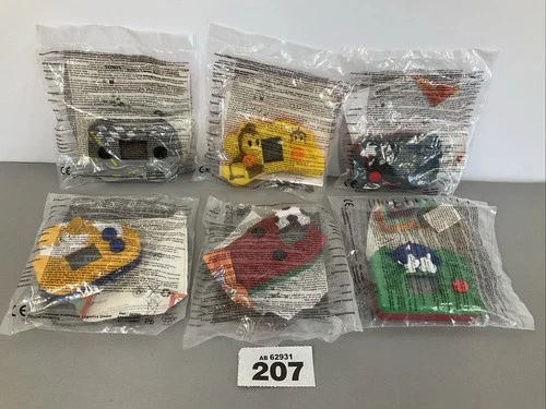 McDonald’s Sega Hand Held Games 2004 X 6 new In Bags