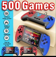 Handheld Double Player Game Console With 500games,3.5inch Screen, Classic Retro