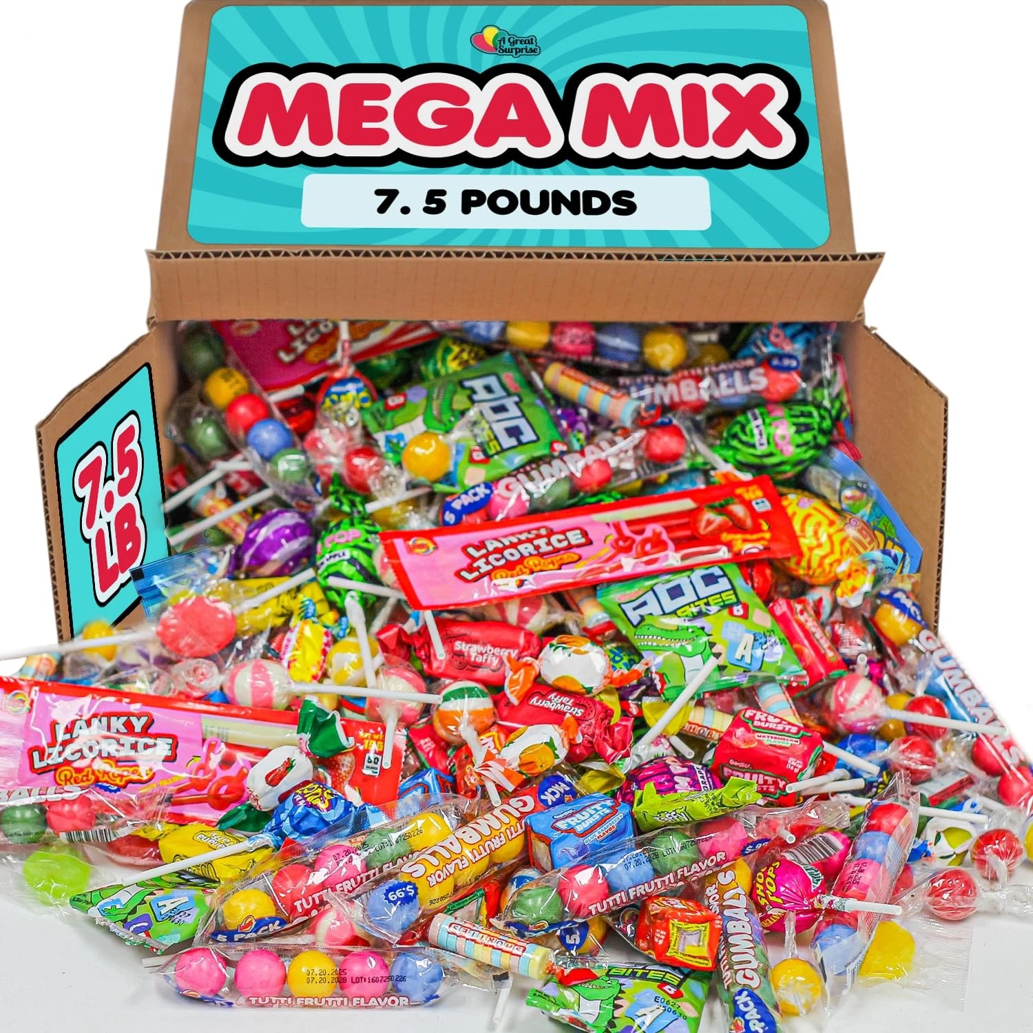 Bulk Candy Assortment - 7.5 Pounds - Candy Variety Pack - Candies Individuall...